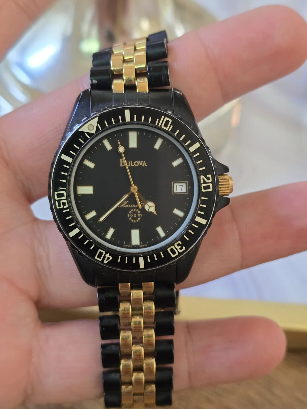 Bulova wristwatch black